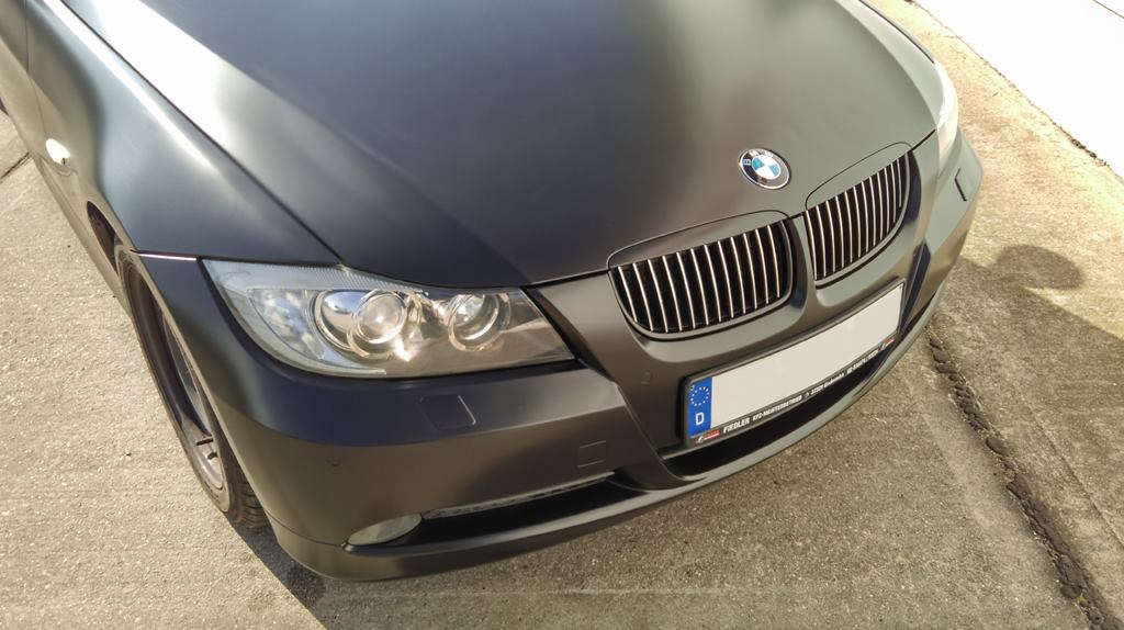 BMW e90 satin black